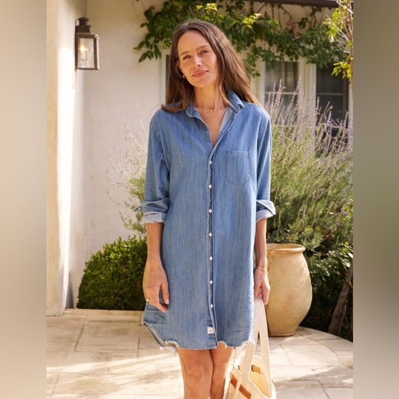 FRANK & EILEEN Mary Denim Shirtdress XS - Picture 4 of 9